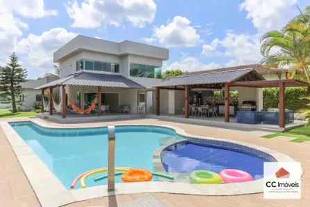 Casa de Condomínio com 6 Quartos para venda ou aluguel, 364m² no Aldeia dos Camarás, Camaragibe