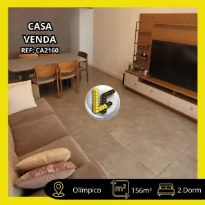 Casa com 2 Quartos à venda, 156m² no Olímpico, São Caetano do Sul