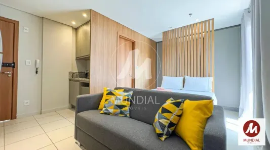 Apartamento com 1 Quarto para alugar, 27m² no Nova Aliança, Ribeirão Preto