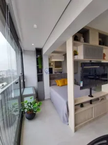 Apartamento com 1 Quarto para alugar, 25m² no Santo Amaro, São Paulo