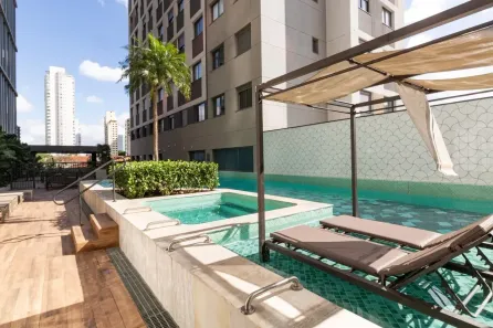 Apartamento com 1 Quarto para alugar, 24m² no Pinheiros, São Paulo