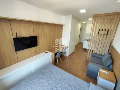 Apartamento com 1 Quarto para alugar, 28m² no Aterrado, Volta Redonda