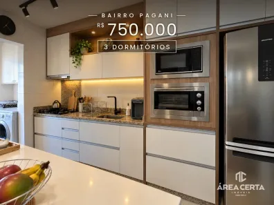 Apartamento com 3 Quartos à venda, 84m² no Pagani, Palhoça
