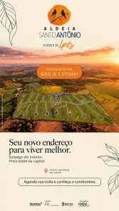 Lote/Terreno à venda, 607m² no Setor Central, Santo Antônio de Goiás