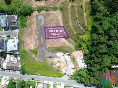 Lote/Terreno à venda, 540m² no América, Joinville