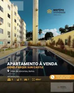 Apartamento com 2 Quartos à venda, 49m² no Boa União (Abrantes), Camaçari