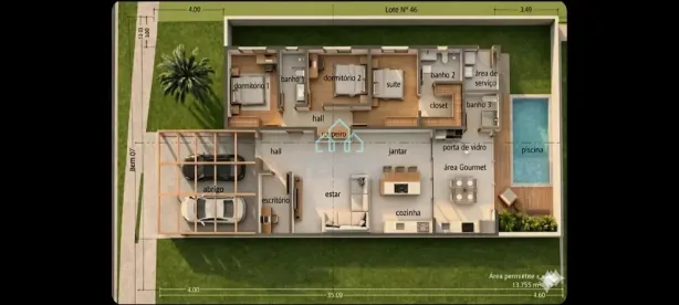 Casa de Condomínio com 3 Quartos à venda, 250m² no Loteamento Residencial Morada do Visconde, Tremembé