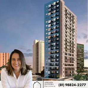 Apartamento com 1 Quarto à venda, 26m² no Casa Forte, Recife