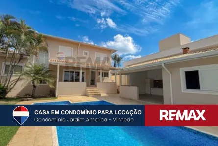 Casa de Condomínio com 4 Quartos para alugar, 370m² no Santa Rosa, Vinhedo