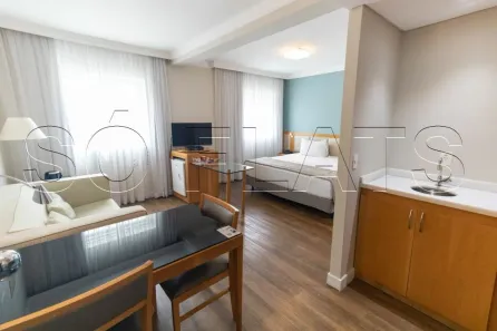 Flat com 1 Quarto para alugar, 32m² no Pinheiros, São Paulo