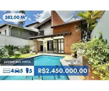 Casa de Condomínio com 4 Quartos à venda, 382m² no São Paulo II, Cotia