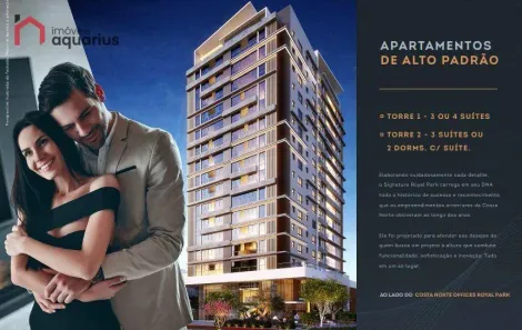 Apartamento com 3 Quartos à venda, 84m² no Condomínio Royal Park, São José dos Campos