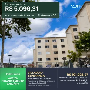 Apartamento com 2 Quartos à venda, 44m² no Mondubim, Fortaleza