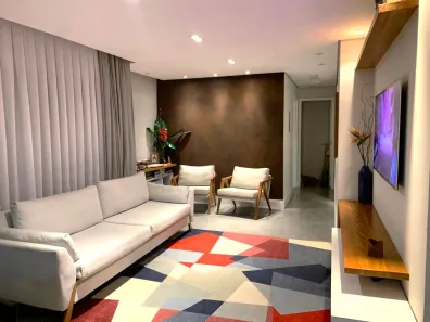 Apartamento com 3 Quartos à venda, 107m² no Vila Homero Thon, Santo André