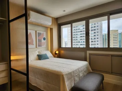 Apartamento com 1 Quarto para alugar, 26m² no Moema, São Paulo