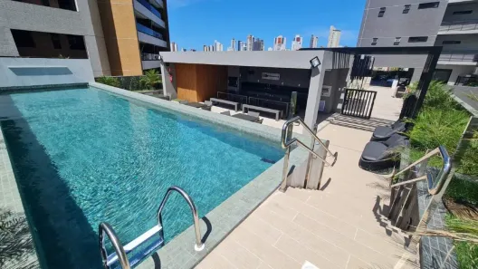 Apartamento com 2 Quartos para alugar, 45m² no Miramar, João Pessoa