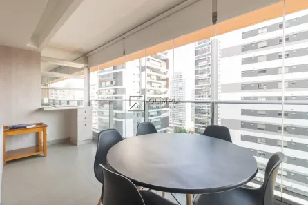 Apartamento com 1 Quarto para alugar, 85m² no Brooklin Paulista, São Paulo