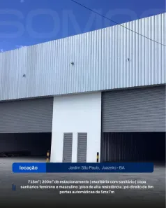 Galpão/Depósito/Armazém para alugar, 715m² no Jardim São Paulo, Juazeiro