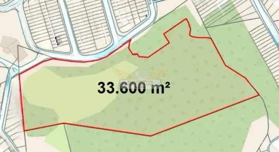 Lote/Terreno à venda, 33600m² no Jardim Olinda, Mauá