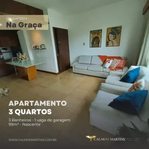 Apartamento com 3 Quartos à venda, 99m² no Graça, Salvador