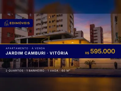 Apartamento com 2 Quartos à venda, 60m² no Jardim Camburi, Vitória