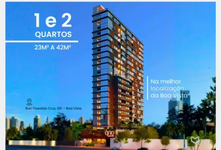Apartamento com 1 Quarto à venda, 28m² no Boa Vista, Recife
