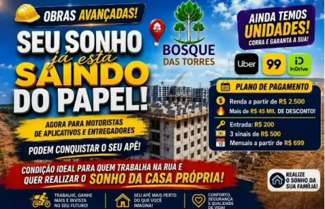Apartamento com 2 Quartos à venda, 37m² no Lago Azul, Manaus