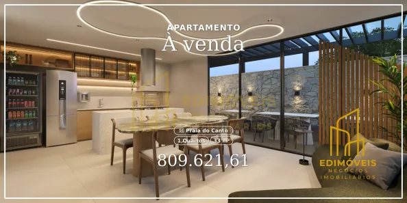 Apartamento com 1 Quarto à venda, 33m² no Praia do Canto, Vitória