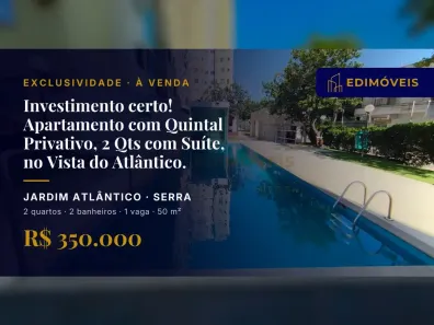 Apartamento com 2 Quartos à venda, 50m² no Jardim Atlântico, Serra