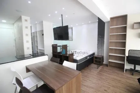 Apartamento com 1 Quarto para alugar, 35m² no Brooklin Paulista, São Paulo