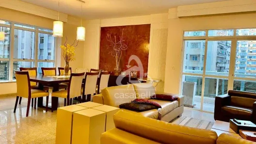 Apartamento com 4 Quartos para alugar, 214m² no Boqueirão, Santos