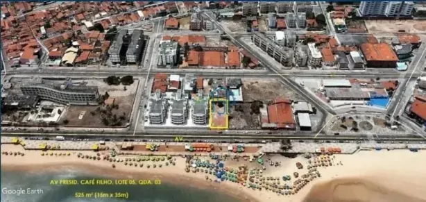Lote/Terreno à venda, 525m² no Praia do Meio, Natal