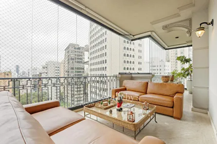 Apartamento com 4 Quartos para alugar, 585m² no Jardim Paulistano, São Paulo
