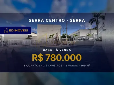 Casa com 3 Quartos à venda, 109m² no Serra Centro, Serra