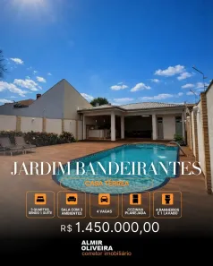 Casa com 3 Quartos à venda, 339m² no Jardim Recreio dos Bandeirantes, Sertãozinho