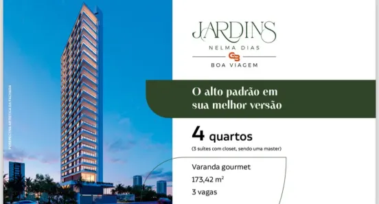 Apartamento com 4 Quartos à venda, 173m² no Boa Viagem, Recife
