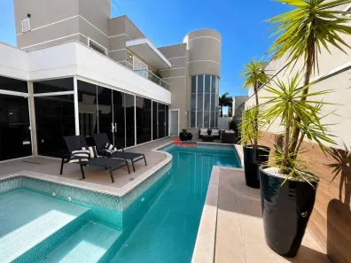 Casa de Condomínio com 3 Quartos para alugar, 310m² no Chácara Letônia, Americana