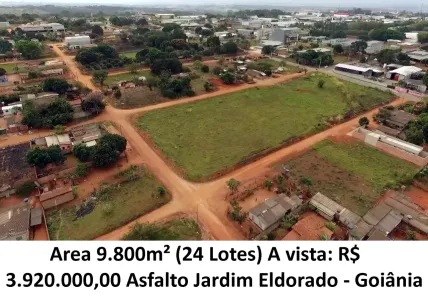 Lote/Terreno à venda, 9800m² no Jardim Eldorado, Aparecida de Goiânia