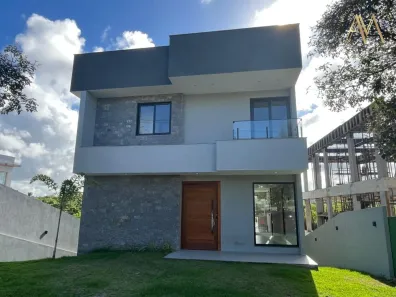 Casa de Condomínio com 4 Quartos para alugar, 384m² no Alphaville (Abrantes), Camaçari