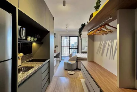 Apartamento com 1 Quarto à venda, 26m² no Jardim das Acácias, São Paulo