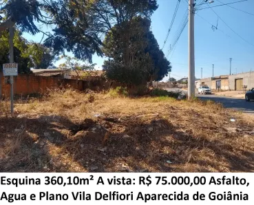 Lote/Terreno à venda, 360m² no Villa Deifiore, Aparecida de Goiânia
