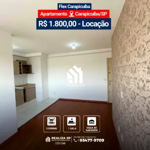 Apartamento com 2 Quartos para alugar, 45m² no Vila da Oportunidade, Carapicuíba