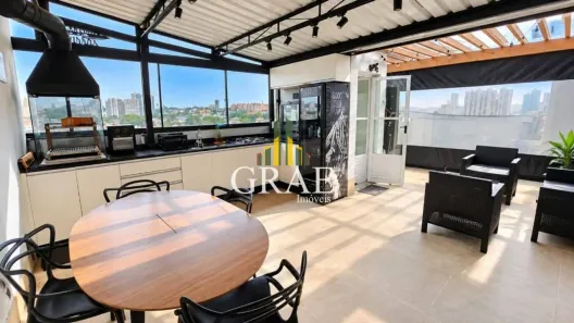Cobertura com 2 Quartos para alugar, 80m² no Vila Scarpelli, Santo André