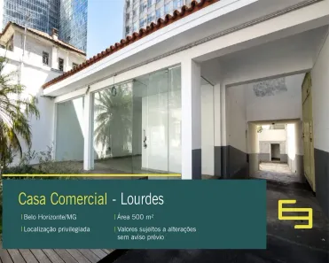 Imóvel Comercial para alugar, 500m² no Lourdes, Belo Horizonte
