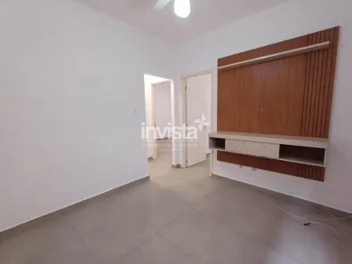 Apartamento com 2 Quartos para alugar, 55m² no Gonzaga, Santos