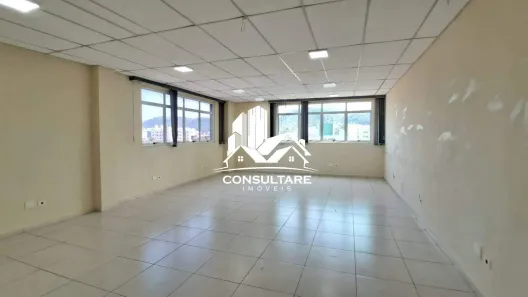 Sala Comercial para alugar, 58m² no Vila Mathias, Santos