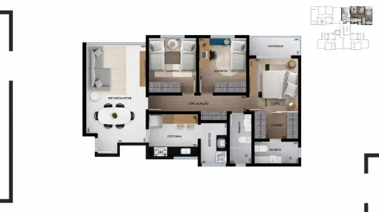 Apartamento com 3 Quartos à venda, 85m² no Milionários (Barreiro), Belo Horizonte