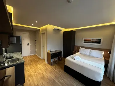 Apartamento com 1 Quarto para alugar, 25m² no Brooklin Paulista, São Paulo