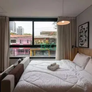 Apartamento com 1 Quarto à venda, 25m² no Indianópolis, São Paulo