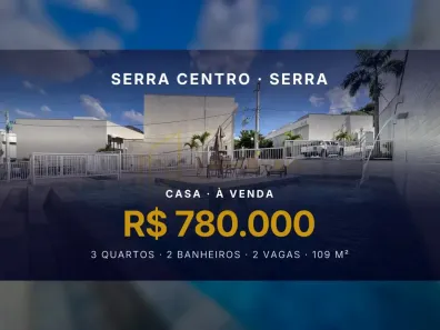 Casa com 3 Quartos à venda, 109m² no Serra Centro, Serra